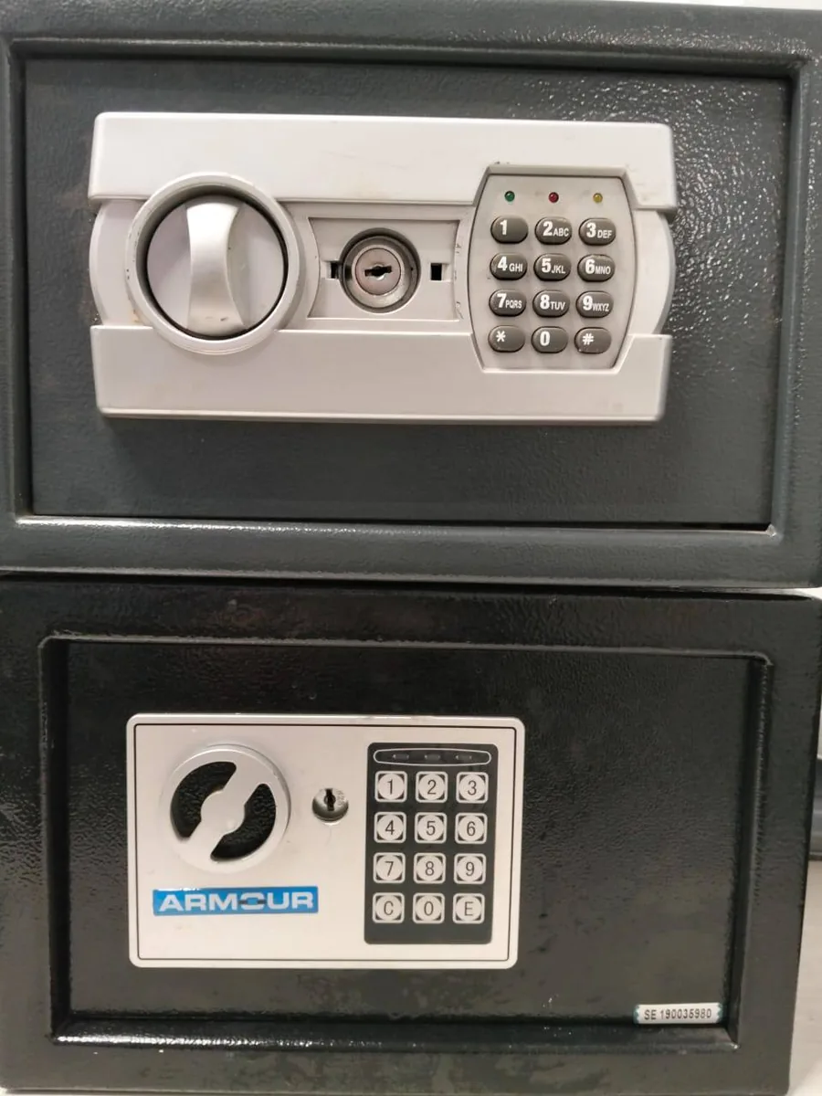 Two keypad safes worked on during a commercial safe callout